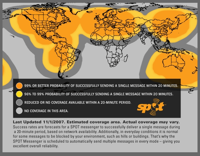 Spot Coverage Map